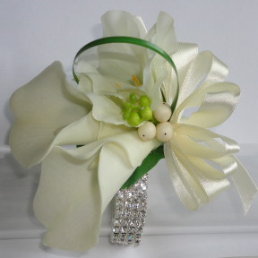 Real Touch Lifelike Calla Lily Wrist Corsage